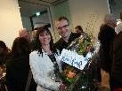Manuela Brugger und Gratulant Karl-Heinz Ritter (Hypobank Lauterach) Manuela Brugger und Gratulant Karl-Heinz Ritter (Hypobank Lauterach)