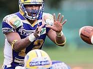 Quarterback Chris Gunn wird in Prag gefordert sein Quarterback Chris Gunn wird in Prag gefordert sein