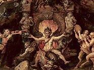 "Der Mensch, der sich zwischen Tugenden und Lastern entscheiden muss" von Frans Francken II. "Der Mensch, der sich zwischen Tugenden und Lastern entscheiden muss" von Frans Francken II.