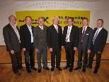 Aufsichtsrat der Raiba Leiblachtal mit K. Immler, H. Rupp, R. Ennemoser, Vorsitzender S. Kern, Dir. G. Kathrein, Dir. H. Gieselbrecht sowie Dir. Dr. J. Kessler von der Landesbank. Es fehlt DI W. Köb. Aufsichtsrat der Raiba Leiblachtal mit K. Immler, H. Rupp, R. Ennemoser, Vorsitzender S. Kern, Dir. G. Kathrein, Dir. H. Gieselbrecht sowie Dir. Dr. J. Kessler von der Landesbank. Es fehlt DI W. Köb.