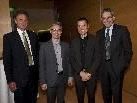 WKV Präsident Manfred Rein, GF Christof Drexel, GF Reinhard Weiss, Landesrat Karlheinz Rüdisser WKV Präsident Manfred Rein, GF Christof Drexel, GF Reinhard Weiss, Landesrat Karlheinz Rüdisser