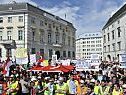 Abschlusskundgebung auf dem Ballhausplatz Abschlusskundgebung auf dem Ballhausplatz