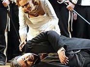 Johan Botha als "Tannhäuser" und Anja Kampe als "Elisabeth" Johan Botha als "Tannhäuser" und Anja Kampe als "Elisabeth"