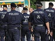 Polizei auf der Donauinsel