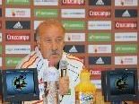 Spanien Teamchef Vicente del Bosque hofft auf den WM-Titel.