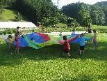 Spielefest am Sunnahof - Schwungtuch Spielefest am Sunnahof - Schwungtuch