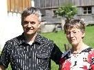 Erika Hager mit ihrem Nachfolger Josef Fink. Erika Hager mit ihrem Nachfolger Josef Fink.