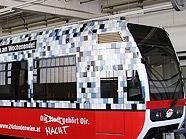 Ab Montag wird das Design der Nacht-U-Bahn zu sehen sein. Ab Montag wird das Design der Nacht-U-Bahn zu sehen sein.