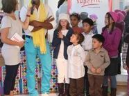 Eva Pölzl, Alamande Belfor und Kinder Eva Pölzl, Alamande Belfor und Kinder