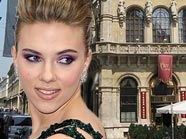 Scarlett Johansson frühstückt im Wiener Cafe Central