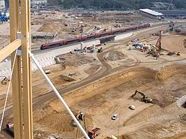 Blick vom Aussichtsturm auf die Hauptbahnhof-Baustelle Blick vom Aussichtsturm auf die Hauptbahnhof-Baustelle