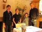 Gotthard Bilgeri, Patrizia Nenning sowie Lina und Jonathan Bilgeri begeisterten beim Lesesalon. Gotthard Bilgeri, Patrizia Nenning sowie Lina und Jonathan Bilgeri begeisterten beim Lesesalon.