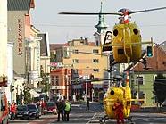 Hubschrauber brachten die verletzten Kinder in Spitäler