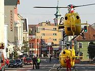 Hubschrauber brachten die verletzten Kinder in Spitäler Hubschrauber brachten die verletzten Kinder in Spitäler