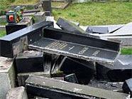 Der Schaden am Meidlinger Friedhof ist groß.