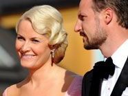 Norwegens Kronprinz Haakon mit seiner Frau Prinzessin Mette-Marit Norwegens Kronprinz Haakon mit seiner Frau Prinzessin Mette-Marit