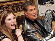 David Hasselhoff mit seinen beiden Töchtern Taylor Ann und Hayley in Wien. David Hasselhoff mit seinen beiden Töchtern Taylor Ann und Hayley in Wien.
