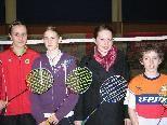 Die jungen Turnierteilnehmer des BSV Hohenems: Chiara, Janine, Lisa und Michael.