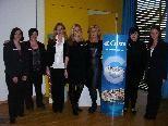 Das fesche Damen-Team von NKG Reisen hieß zahlreiche Besucher bei der Multimedia Show willkommen.