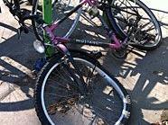 Dieses Fahrrad wurde Opfer eines Vandalenakts.