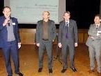 Kommunikationsleiter Markus Bischof,  Landesrat Karlheinz Rüdisser, BM Elmar Rhomberg und Projektleiter Christian Rankl Kommunikationsleiter Markus Bischof,  Landesrat Karlheinz Rüdisser, BM Elmar Rhomberg und Projektleiter Christian Rankl