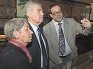 Margit und Heinz Fischer mit Direktor Christian Köberl im Naturhistorischen Museum. Margit und Heinz Fischer mit Direktor Christian Köberl im Naturhistorischen Museum.