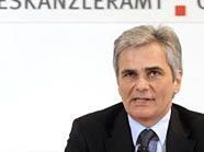 Bundeskanzler Faymann sieht heuer keinen Budgetspielraum für das "Haus der Geschichte".