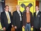Dir. Gustav Kathrein, Aufsichtsrat-Vorsitzender Siegfried Kern, DI Adi Gross und Dir. Hubert Gieselbrecht. Dir. Gustav Kathrein, Aufsichtsrat-Vorsitzender Siegfried Kern, DI Adi Gross und Dir. Hubert Gieselbrecht.