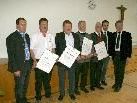 LK-Präsident StR. Josef Moosbrugger, Moster des Jahres Gerold Amann aus Koblach, die drei Brenner des Jahres Herbert Müller aus Feldkirch, Anton Kostenzer aus Vandans und Elmar Brunner aus Krumbach, Ing. Matthias Marxgut (Ländle Marketing) und LR Ing. Erich Schwärzler. LK-Präsident StR. Josef Moosbrugger, Moster des Jahres Gerold Amann aus Koblach, die drei Brenner des Jahres Herbert Müller aus Feldkirch, Anton Kostenzer aus Vandans und Elmar Brunner aus Krumbach, Ing. Matthias Marxgut (Ländle Marketing) und LR Ing. Erich Schwärzler.