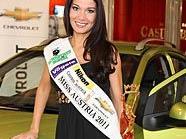 Miss Austria, Carmen Stamboli, geht in ihrer neuen Rolle auf.