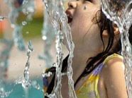 Der Wasserspielplatz in Wien eröffnet am 16. Juni. Der Wasserspielplatz in Wien eröffnet am 16. Juni.