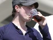 Der Harry Potter-Star hing an der Flasche Der Harry Potter-Star hing an der Flasche