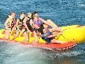 Spektakuläre Fahrten mit dem Bananenboot beim Höchster Ferienspaß. Spektakuläre Fahrten mit dem Bananenboot beim Höchster Ferienspaß.