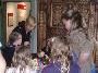 begeisterte Kinderschar bei Reiseziel Museum im Frühmesshaus begeisterte Kinderschar bei Reiseziel Museum im Frühmesshaus