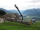 Das Kanalnetzt wird am Dünserberg zügig ausgebaut. Das Kanalnetzt wird am Dünserberg zügig ausgebaut.