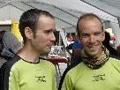 Die beiden Gesamt-Führenden David Lopez Castan und Miguel Caballero Ortega am Sonntag, dem 4. September 2011 in Schruns (Transrail-Run, 2. Etappenziel). Die beiden Gesamt-Führenden David Lopez Castan und Miguel Caballero Ortega am Sonntag, dem 4. September 2011 in Schruns (Transrail-Run, 2. Etappenziel).