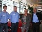 Geschäftsführer Christoph Nigsch und Gerhard Bandl, Inhaber Heidi und Helmut Baumgartner. Geschäftsführer Christoph Nigsch und Gerhard Bandl, Inhaber Heidi und Helmut Baumgartner.