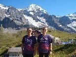 Hans Netzer und Ralf Schroeder vom BLT Bludenz als Finisher beim Jungfraumarathon Hans Netzer und Ralf Schroeder vom BLT Bludenz als Finisher beim Jungfraumarathon