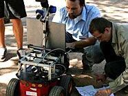 Im Türkenschanzpark sind die Roboter los. Im Türkenschanzpark sind die Roboter los.