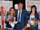 Bgm. Hans Bertsch mit den Ausstellungsmacherinnen Desiree Schindler und Natalie Gutleb. Bgm. Hans Bertsch mit den Ausstellungsmacherinnen Desiree Schindler und Natalie Gutleb.