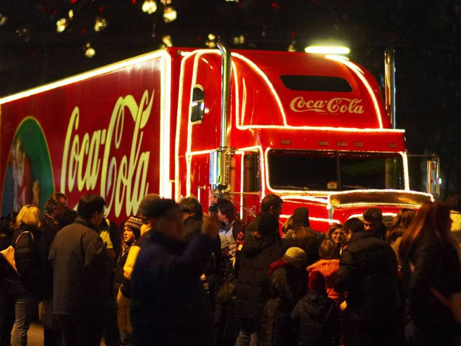 Der Coca-Cola Weihnachtstruck