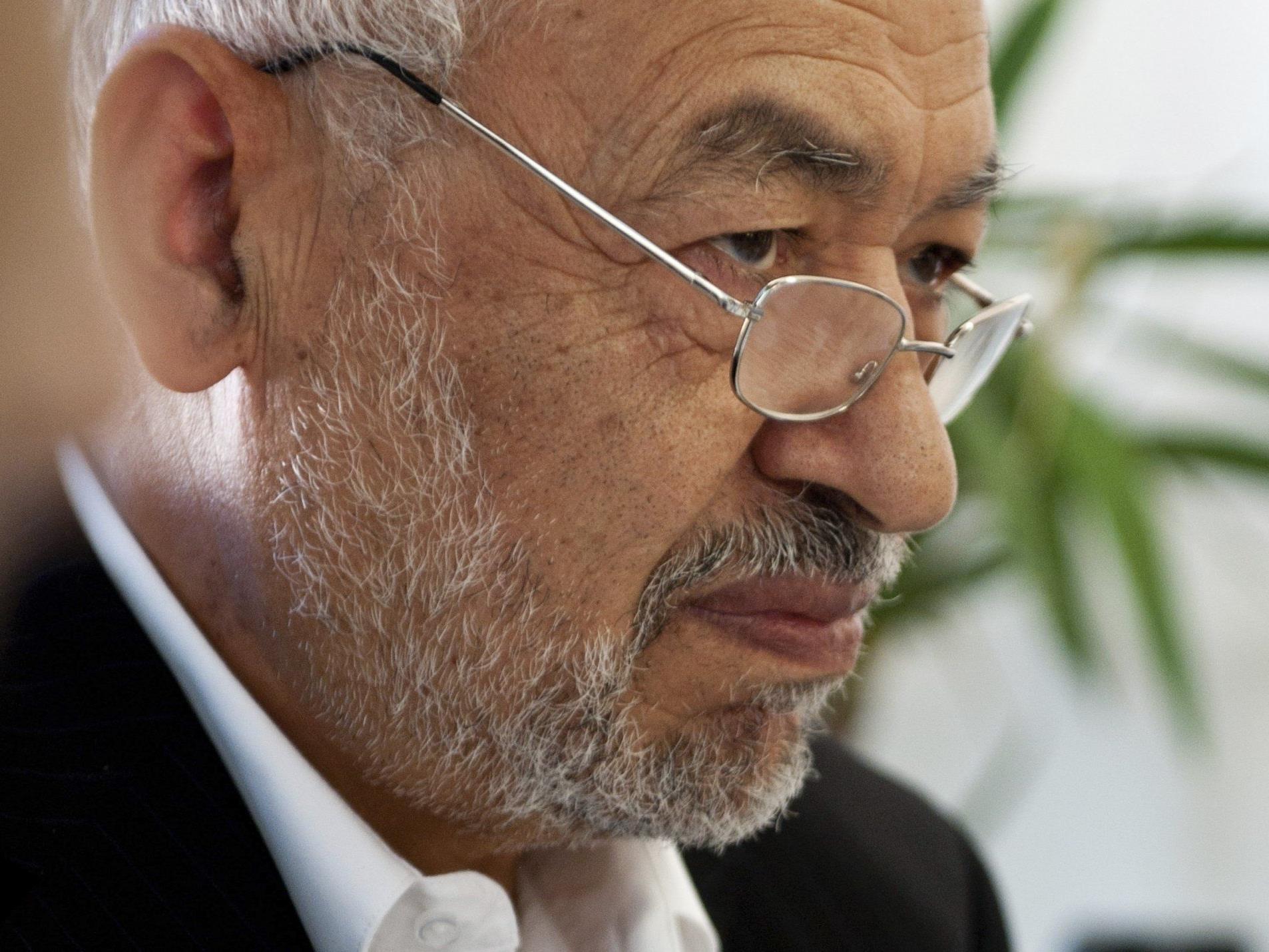 Der Führer der islamistischen Partei "Ennahda", Rached Ghannouchi