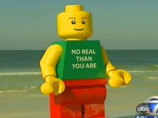 Mysteriöser Besucher: Floridas Lego-Mann