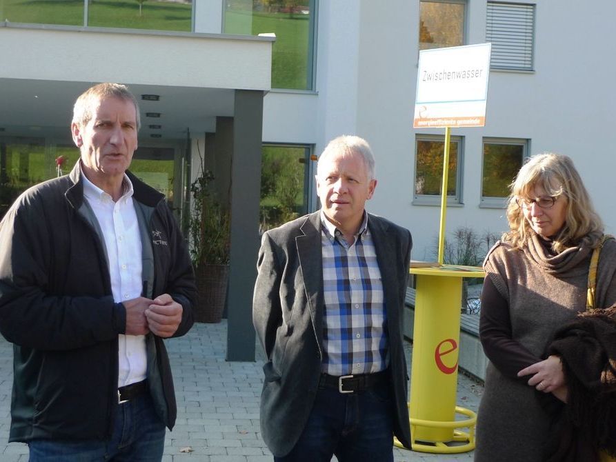Bürgermeister Josef Mathis, Mag. Christian Kopf und Umweltstadträtin Marlene Thalhammer. Bürgermeister Josef Mathis, Mag. Christian Kopf und Umweltstadträtin Marlene Thalhammer.
