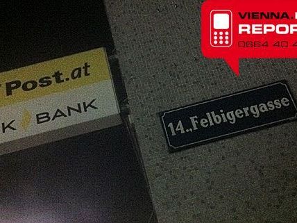 Das Postamt in Wien-Penzing wurde überfallen Das Postamt in Wien-Penzing wurde überfallen