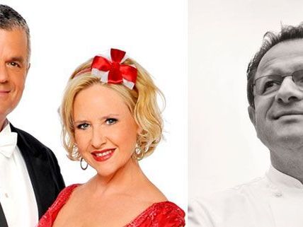 Rotkreuzball: Lizzy Engstler und Wolfram Pirchner moderieren, Helmut Österreicher kocht auf Rotkreuzball: Lizzy Engstler und Wolfram Pirchner moderieren, Helmut Österreicher kocht auf