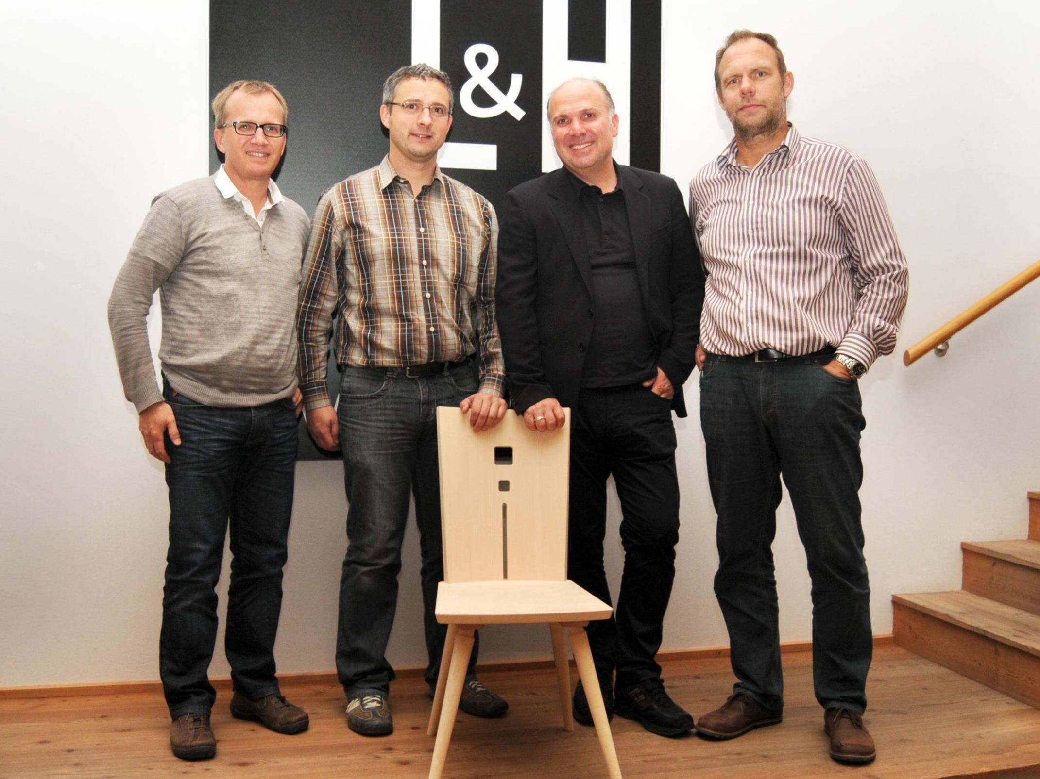 Markus Bacher, Christian Fröwis, Mag. Dieter Helbok und Günter Schobel