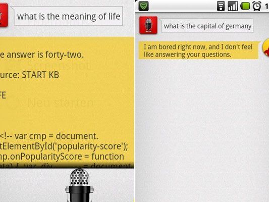 Iris: Siri-Klon für Android. Iris: Siri-Klon für Android.