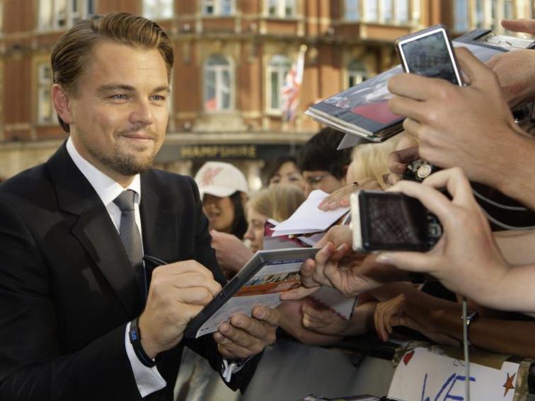 Leonardo DiCaprio wird nicht nur von seinen Fans belagert ...