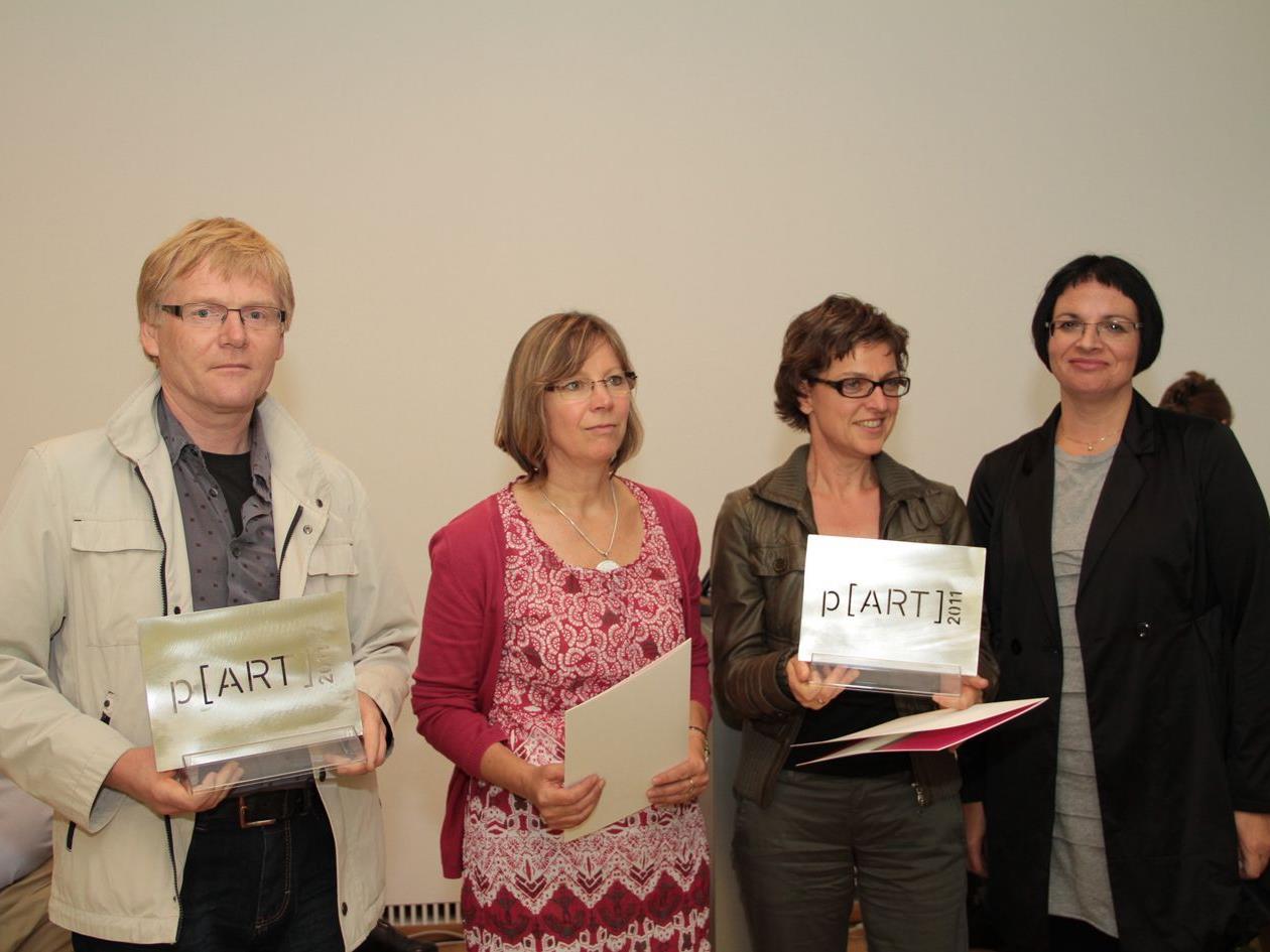 v.l.: Helmut Schlatter, Renate Veith-Berchtel, Brigitte Walk und Andrea Ecker.